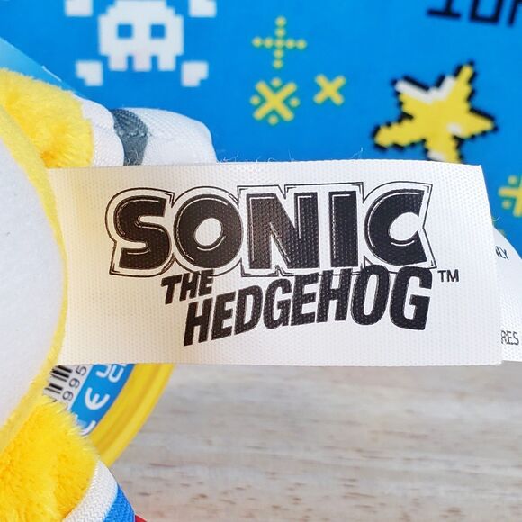 Jakks Pacific Sonic The Hedgehog TAILS 8" 2021 UltraSoft Stuffed Sega GO Plush - Picture 8 of 12